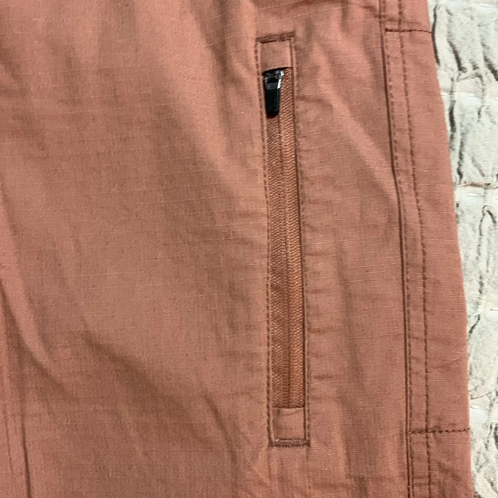 Vuori Women’s Ripstop Mauve Elastic Waist Drawstring Cotton Five-Pocket Pants XS